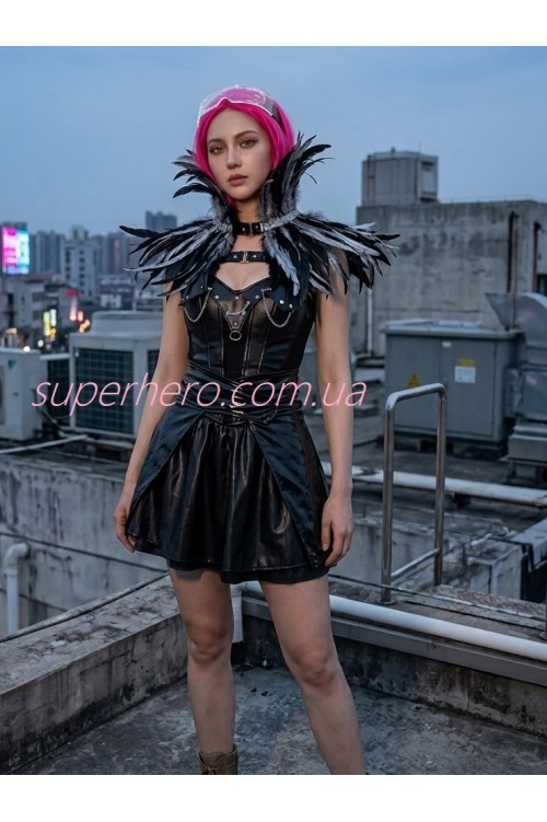 Киберпанк Ворон Свободный образ Авангард, Рейв